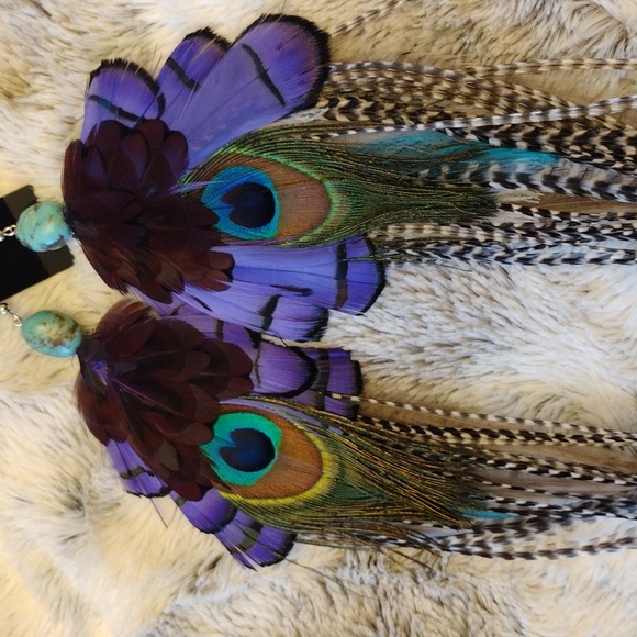 Feather earrings - Picture 4 of 5